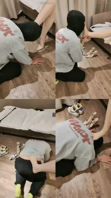 【青岛00后】情侣口水调教