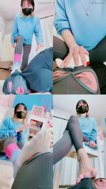 【美离子】棉袜脚裸足