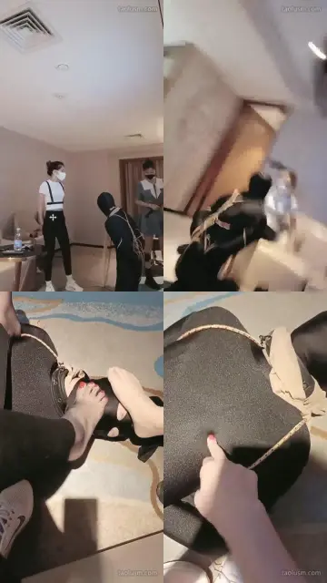 【多多】带闺蜜一起调教素人小白