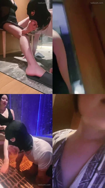 【琪琪】泳衣洗完温泉浴后舔脚