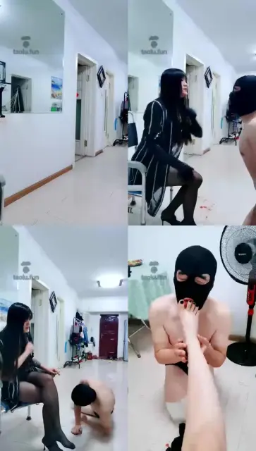 【DREAM艾斯】踩食物脚喂食口水钻跨耳光 