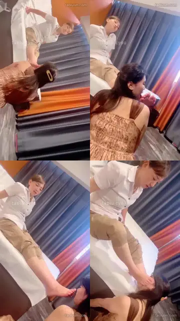 【橘子没熟】素人体验被女奴舔脚极限快乐