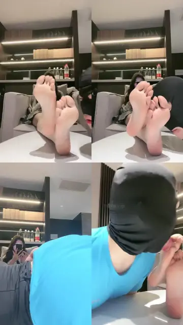 【沅芷】特写脚部保养