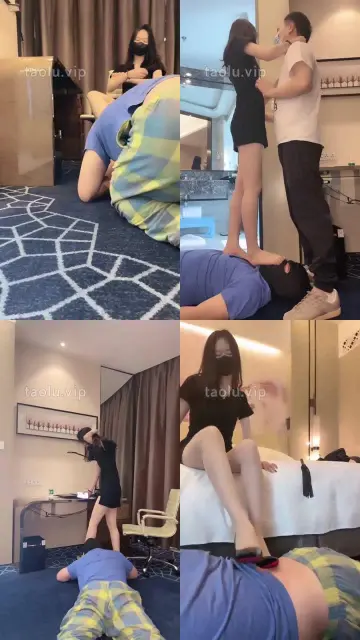 【万一】调教脚奴踩踏深喉这贱货的嘴好大啊