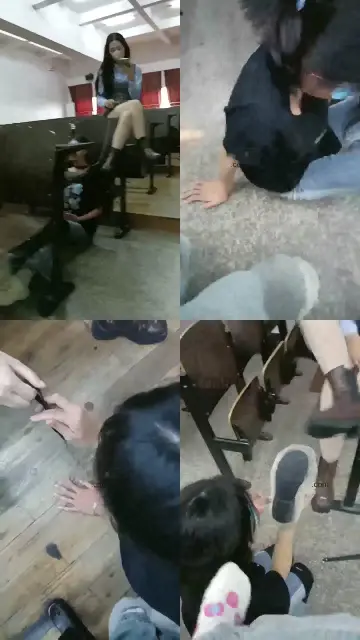 【爱可呀和小璐】玩一个学校里的学姐