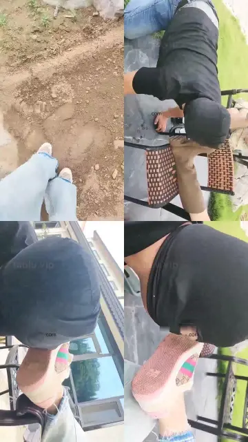 【沅芷】室外调教清理鞋底2