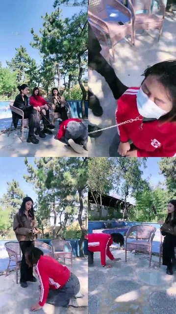 【宸宸】三女主室外调教开发女同学做狗