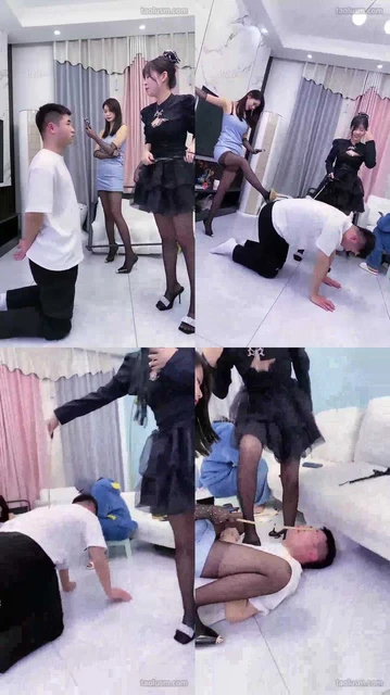 【麋鹿银儿】戏耍打手