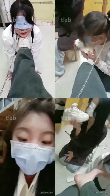 【爱可呀】在学生宿舍调教小黄的室友