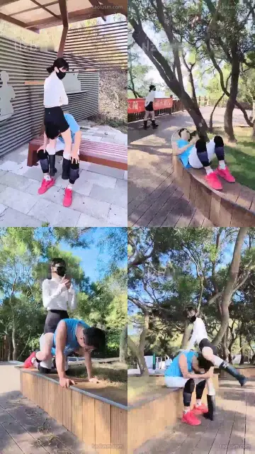 【暴力美学】室外调教公园虐骑