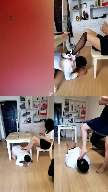 【暴力美学】学生装球鞋调教