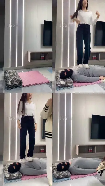 【精神小妹】可爱的姐妹练习舞蹈