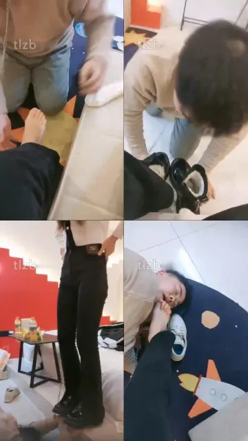 【尤物】女大学生AJ短靴玩弄贱货