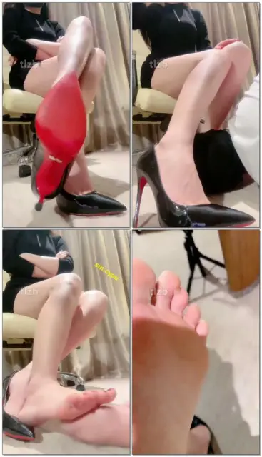 【妆主大大】高跟碾压踩狗头近距离闻舔臭脚