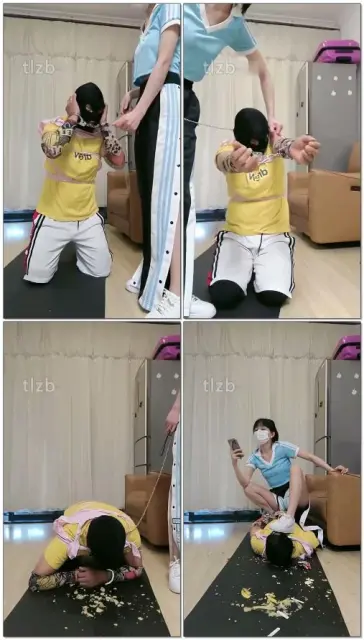 【暴力美学】暴力虐裆踹头跺碾手舔鞋底浓痰喂食