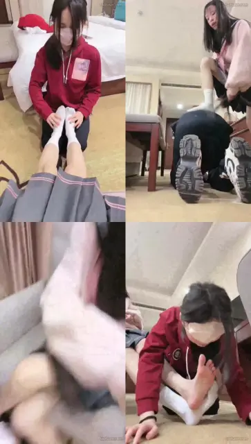 【奶味小仙女】JK小皮鞋调教母狗