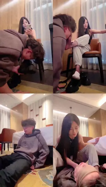 【不知名美女】舔脚场