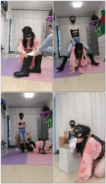 【暴力美学】装马鞍的四脚母马