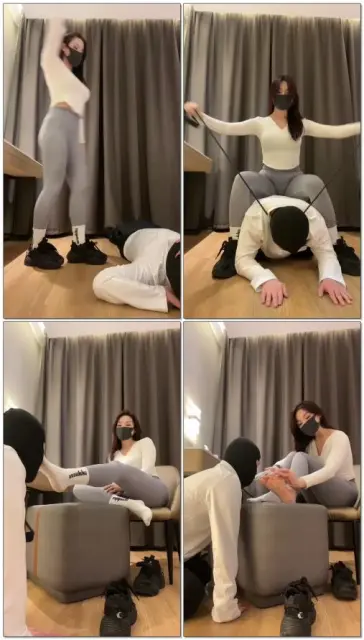 【黛帝】贱男被当做女主人的健身工具