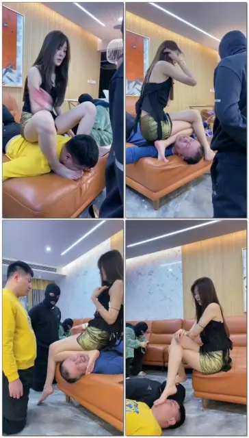 【麋鹿银儿】仔仔女神玩四狗