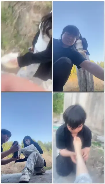 【素人挖掘机】度假乡村开发美丽素人