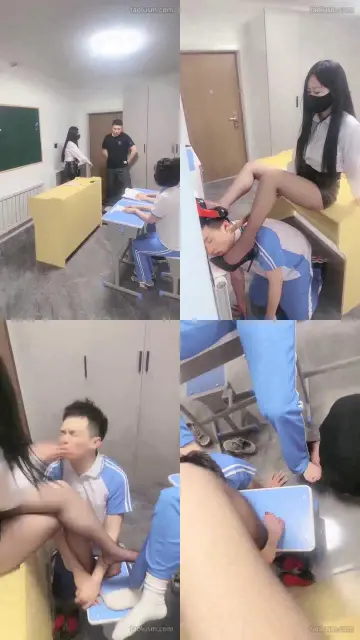 【桃幼幼】剧情女老师惩罚男同学