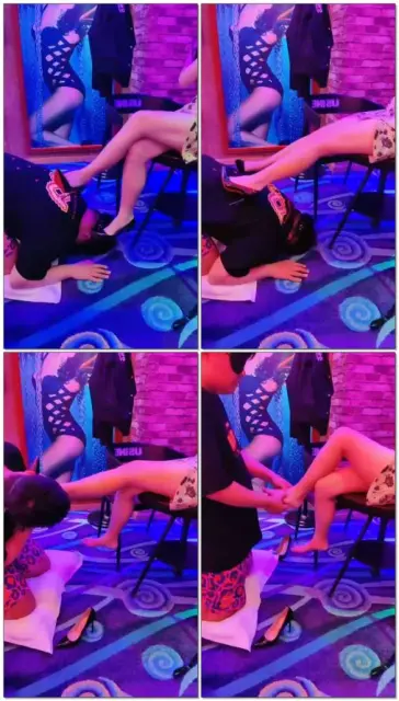 【蓝蓝大s】济南调教场舔足