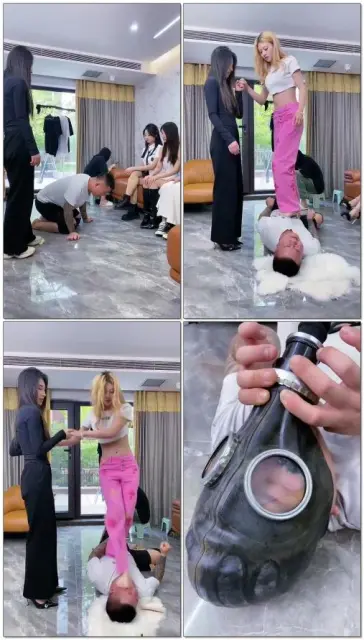 【麋鹿银儿】5个白雪公主粗口踢裆圣水跳踩