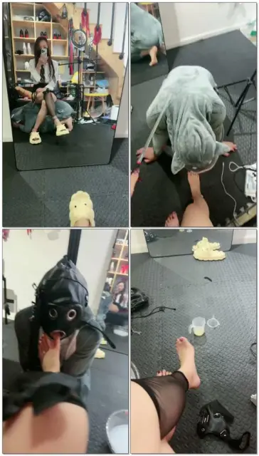 【S阿杳】调丝袜脚喝洗脚水圣水