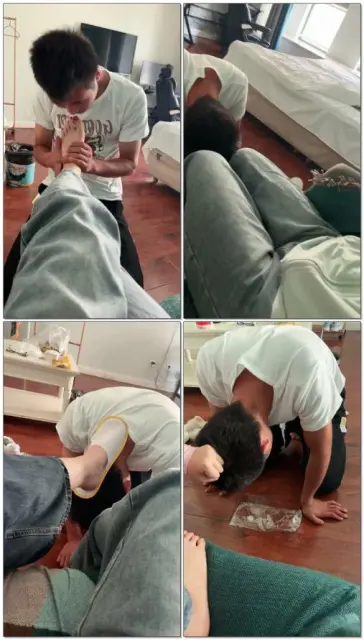 【双双主人】羞辱调教贱狗