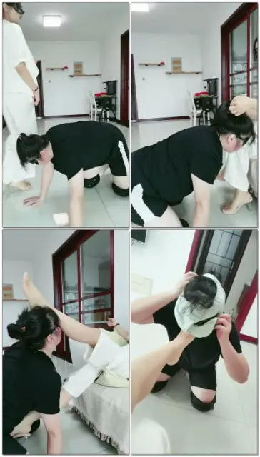 【凌儿女神】调教丧智母猪