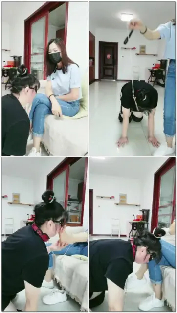 【凌儿女神】TJ检查作业喂食耳光奖励