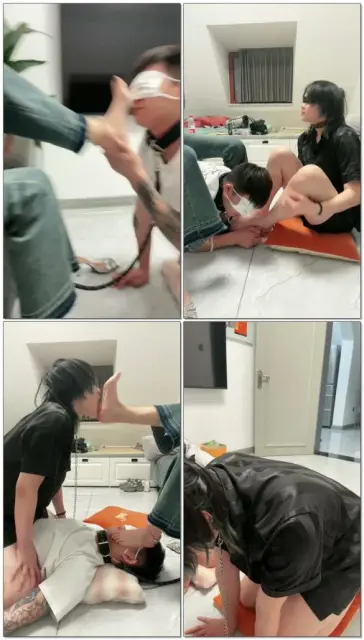 【尤黎s】奴下奴，舔我脚上的汗，口水