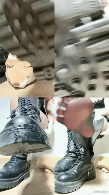 【桃老师S】第一视角红绿灯靴子连榨吞镜