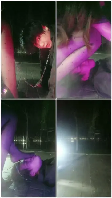 【小九】户外调教羞辱舔鞋底虐马眼