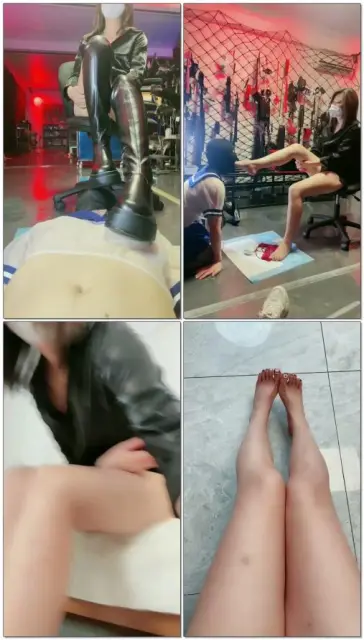 【翎遥大大】圈养晚餐大皮靴玩弄裸足