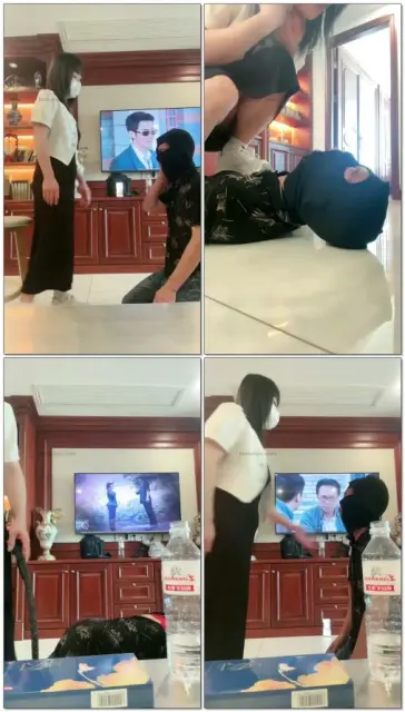 【颜值S】调刑奴耳光踢裆鞭打