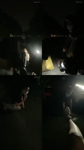 【木万S】首次户外调教贱狗