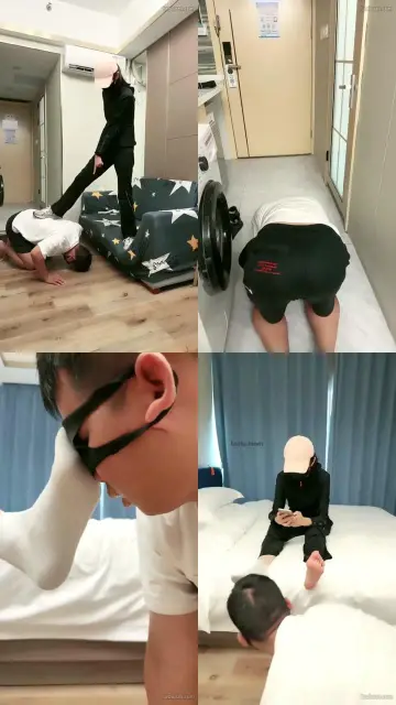 【美娜格格S】钻胯揪耳朵耳光踩身体白袜裸足深喉