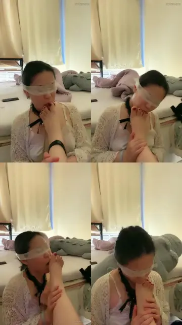 【漂亮的小羊S】母狗纯舔脚