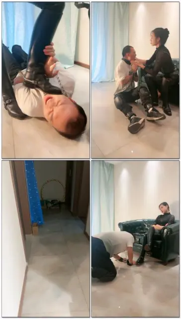 【爱丽丝S】酷刑拷问大马靴伺候虐奴圣水鞋底喂食