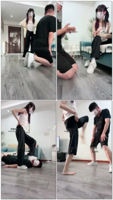 【奶味小仙女】爆揍狗东西