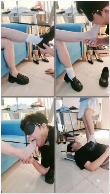 【蓝蓝大s】小皮鞋踢裆控制重度坐脸室息狗脸