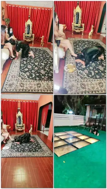 【喬家大院】人模狗样废物的东西只配给主人舔脚