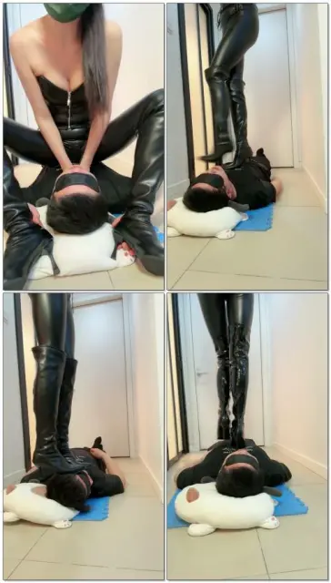 【苒溪】做高跟皮靴下的亡魂垃圾就要被踩在脚下捂嘴窒息