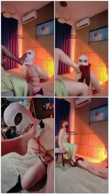 【魔鬼天使】捆绑虐乳舔脚