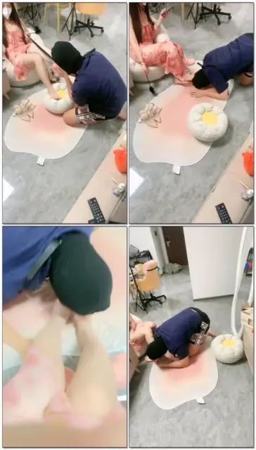 【小甜泡泡s】皮鞭耳光喂食踩踏