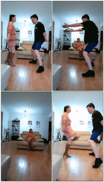 【紫烟s】长筒靴暴力踢档专场