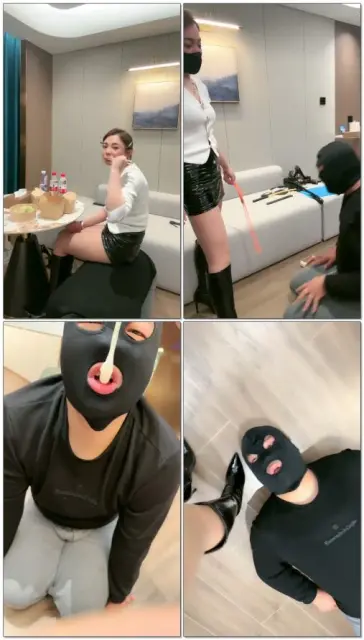 【冷月大大S】强制吃精舔马桶