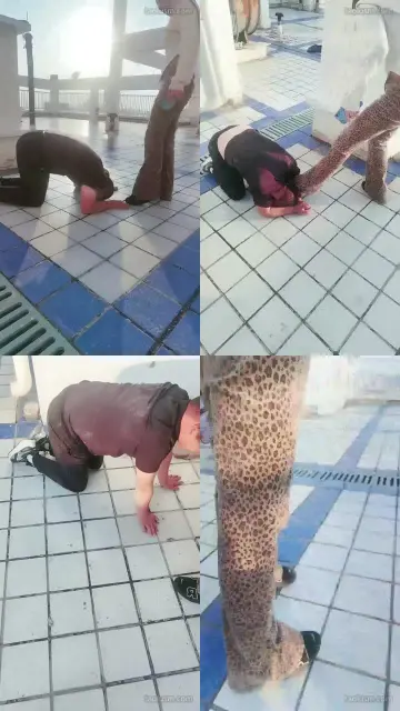 【西北傻子】173学生楼顶黄金圣水浓痰烟头烫太暴力